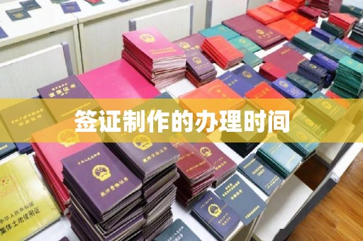 瑞丽签证制作的办理时间